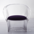 Silla de salón de silla de ocio de plástico para sillón de plástico para PC